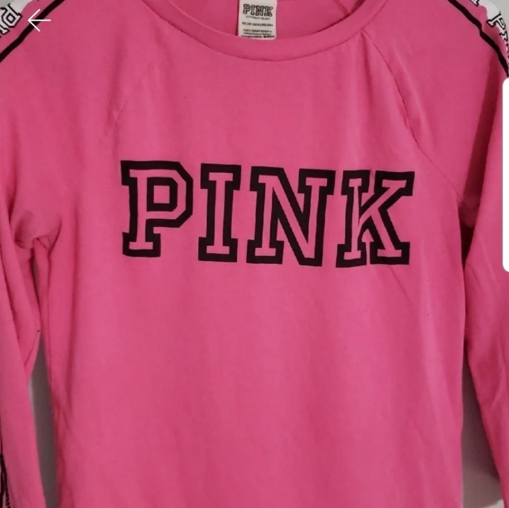 PINK quarter sleeve tshirt